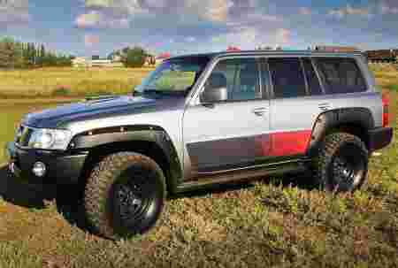 Расширители арок Nissan PATROL Y61 5D (без сверловки)